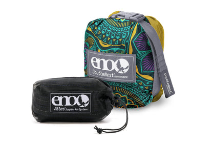 DoubleNest Hammock Print + Atlas Straps Bundle
