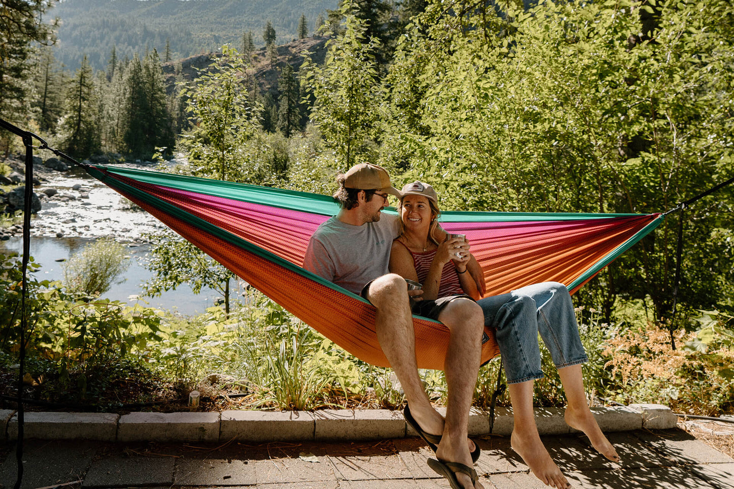 DoubleNest Hammock Print + Atlas Straps Bundle